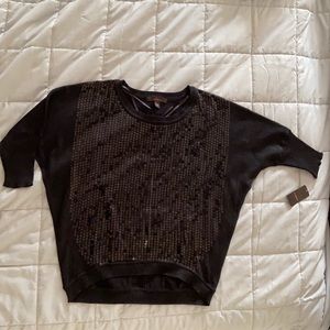 NWT Fever Sequined Sweater Small